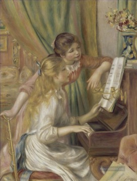 zwei Mädchen am Klavier Pierre Auguste Renoir Ölgemälde